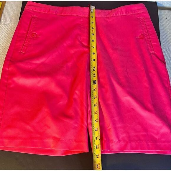 IZOD PERFORMX Stretch Salmon Pink Shorts Sz 12 - Picture 6 of 7